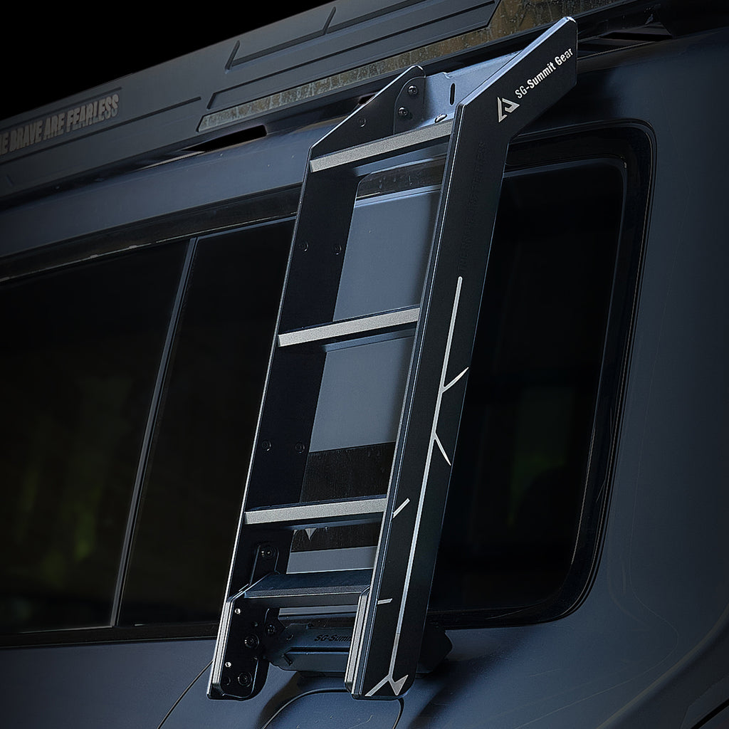 SG-SummitGear Car Side Ladder, Roof Rack Accessory for SUV & Offroad Vehicles