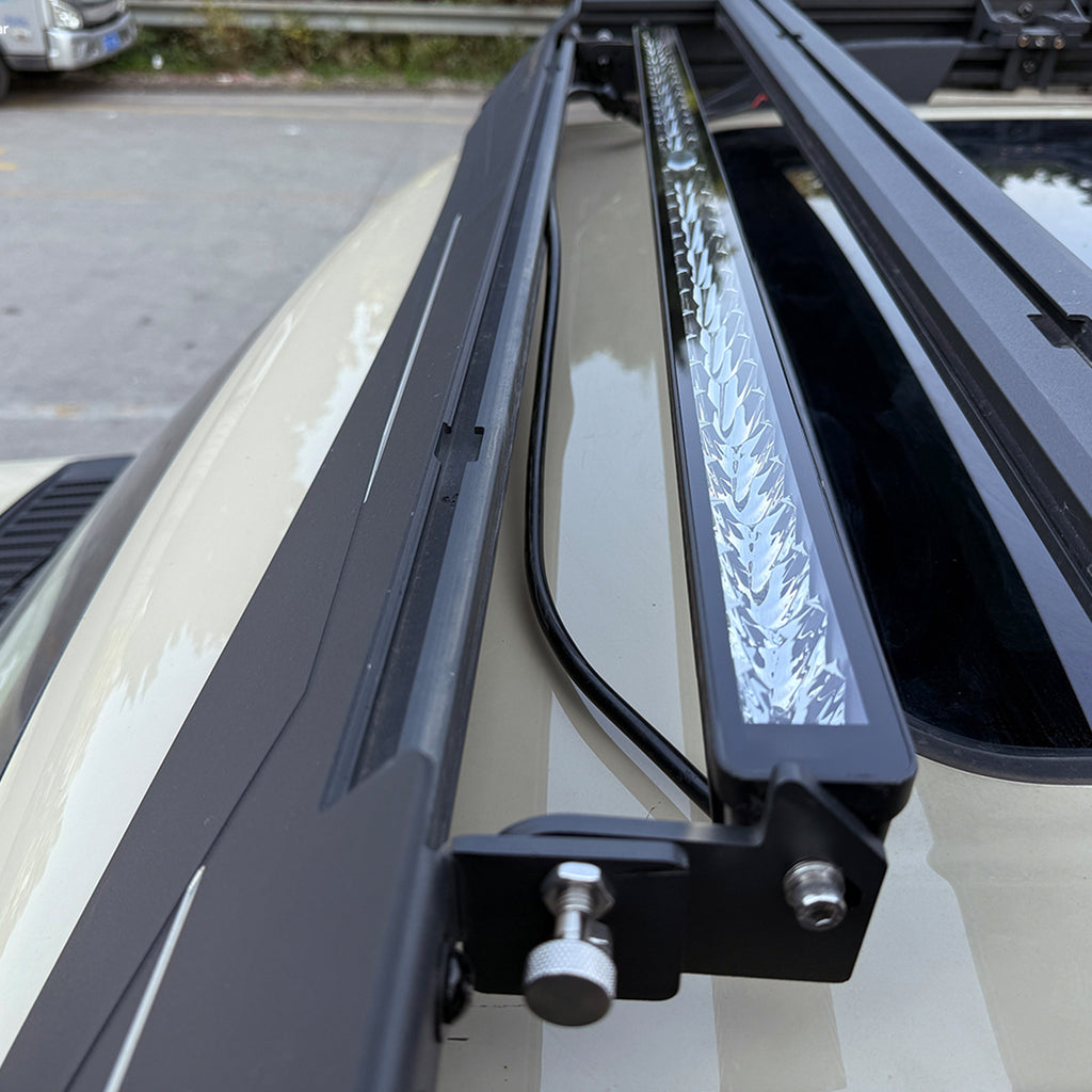SG-SummitGear Spotlight Flip Mount Bracket, Adjustable Light Holder for Roof Rack