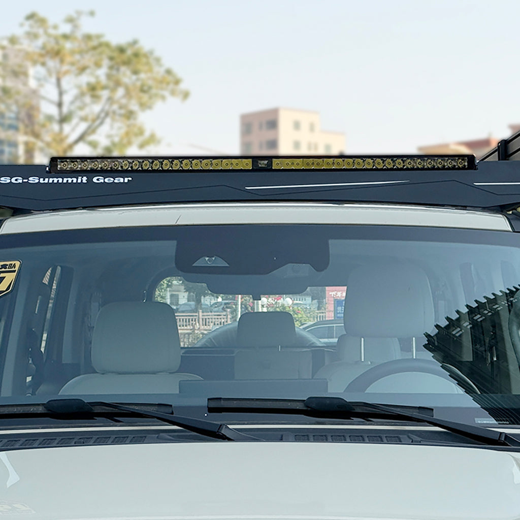 SG-SummitGear Spotlight Flip Mount Bracket, Adjustable Light Holder for Roof Rack