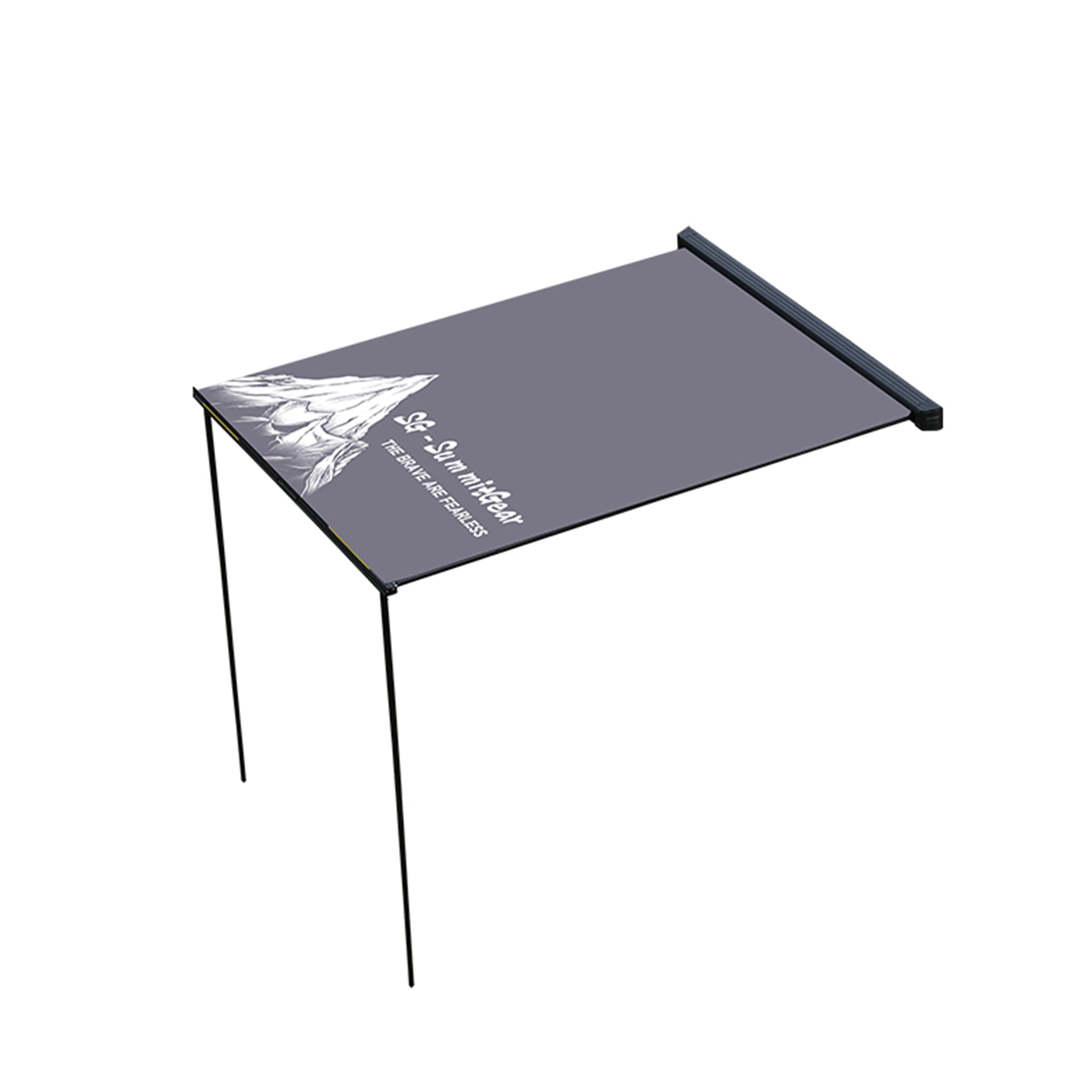 SG-SummitGear 90° Car Side Awning, Roof Mounted Camping Tent for SUV & Offroad