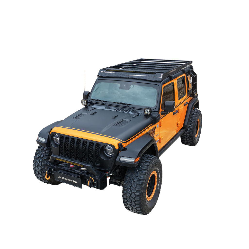 SG-SummitGear Heavy-Duty Roof Rack for Jeep Wrangler JL Offroad SUV